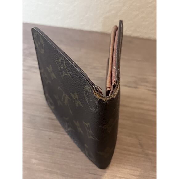 Louis Vuitton Men's Checkered Leather Bifold Wallet LV Monogram - Picture 8 of 8